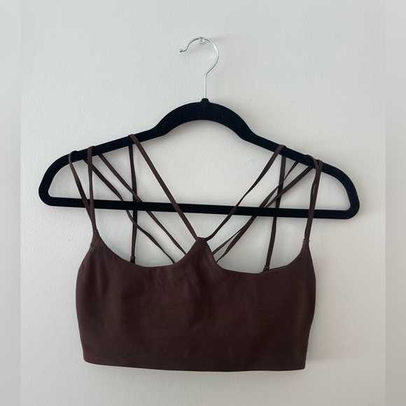 Lululemon Nulu Strappy Yoga Bra in Espresso - Picture 3 of 8
